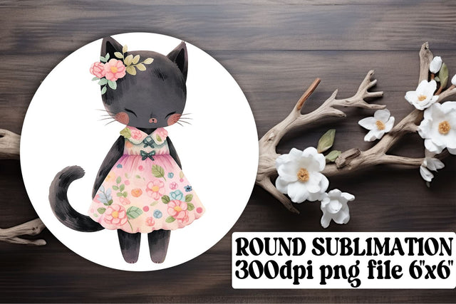 Whimsical Cat Car Coasters for Sublimation Creations Sublimation afrosvg 