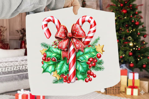 Whimsical Christmas Clipart PNG Bundle Sublimation SVGArt 