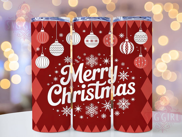 Whimsical Christmas Doodle Gift Tumbler, Holiday Coworker Gift Wrap, Festive Sublimation Design, Merry Christmas Cup, 20Oz Skinny Tumbler Wrap, Office Holiday Mug, Whimsical Christmas Art Sublimation SvggirlplusArt 