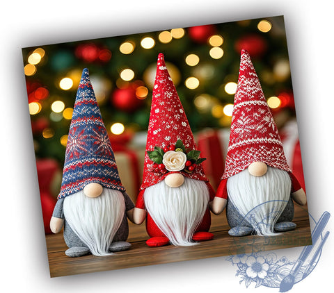 Whimsical Christmas Gnome Holiday Tumbler, Holiday Gnomes Wrap, 20oz Sublimation Tumbler, Cute Christmas Gift, Festive Drinkware, Gnome Decor, Whimsical Christmas Tumbler Sublimation ToriDesigns 