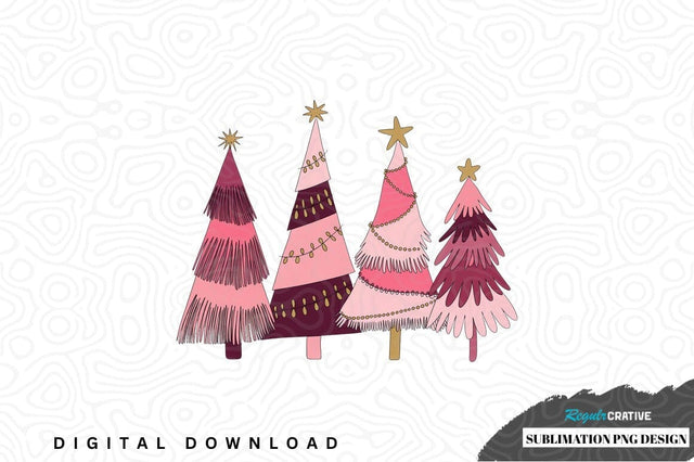 Whimsical christmas tree sublimation png design Sublimation Regulrcrative 