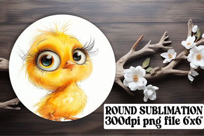 Whimsical Critter Sublimation Circles Sublimation afrosvg 