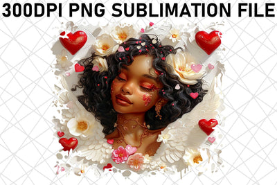 Whimsical Cupid's Adventure: Watercolor Sublimation Sublimation afrosvg 
