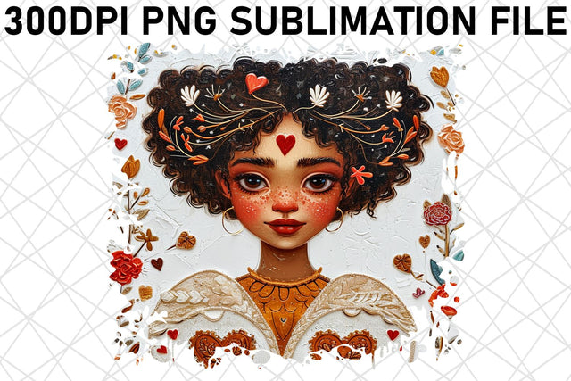 Whimsical Cupid's Dreamscape: Watercolor Sublimation Sublimation afrosvg 