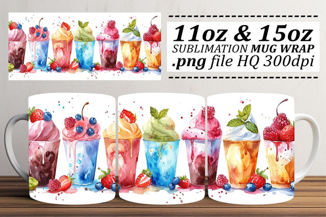 Whimsical Delights Sublimation Art for Mugs Sublimation afrosvg 