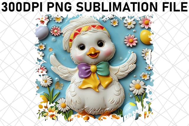 Whimsical Easter Bunny Sublimation Art Sublimation afrosvg 