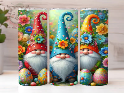 Whimsical Easter Gnome Tumbler, Easter Day Tumbler, Whimsical Gnome Wrap, Stylish 20oz Wrap, Sublimation Design, Trendy Gift Idea, Inspirational Easter Tumbler Sublimation Lara' s Designs 