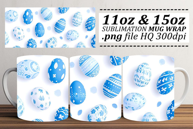 Whimsical Easter Mug Collection | Spring Sublimation 11oz 15oz Sublimation afrosvg 