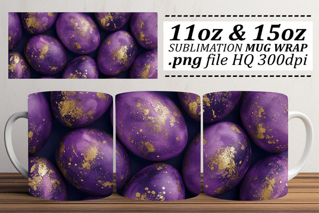 Whimsical Easter Theme Mugs | Spring Sublimation 11oz 15oz Sublimation afrosvg 