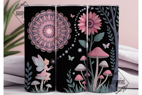 Whimsical Fairy Tumbler Wrap PNG Sublimation sassyprint 