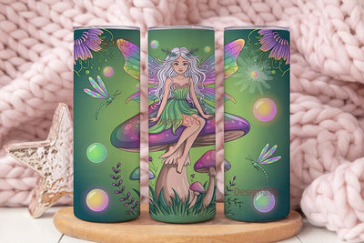 Whimsical Fairy Tumbler Wrap Sublimation DesignSVG 