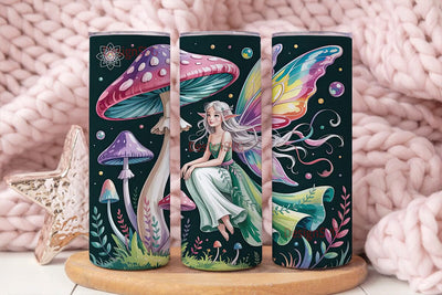 Whimsical Fairy Tumbler Wrap Sublimation DesignSVG 