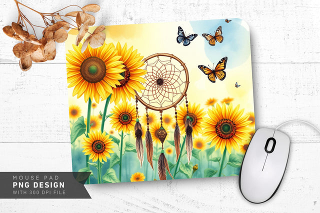 Whimsical Field Mousepad Sublimation Regulrcrative 