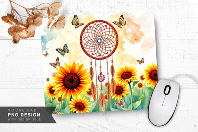 Whimsical Field Mousepad Sublimation Regulrcrative 