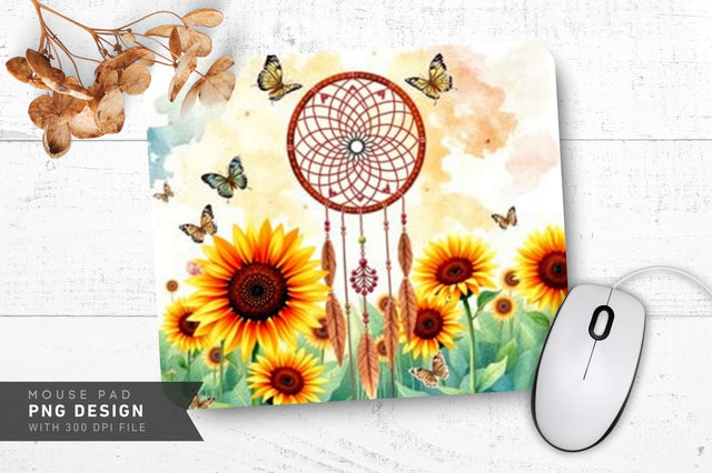 Whimsical Field Mousepad Sublimation Regulrcrative 