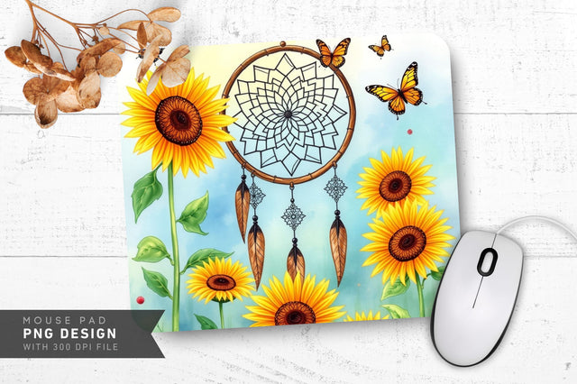 Whimsical Field Mousepad Sublimation Regulrcrative 