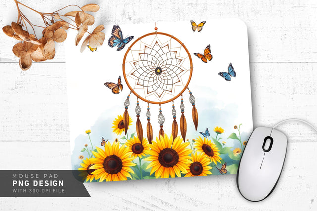 Whimsical Field Mousepad Sublimation Regulrcrative 