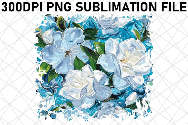 Whimsical Flower Patterns Set Sublimation afrosvg 