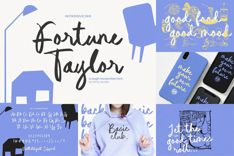 Whimsical Font Bundle - 10 Fonts Font Timur type 
