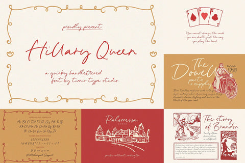 Whimsical Font Bundle - 10 Fonts Font Timur type 