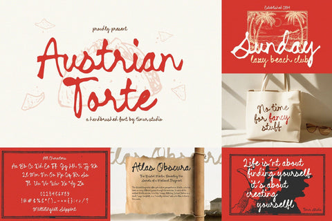 Whimsical Font Bundle - 10 Fonts Font Timur type 