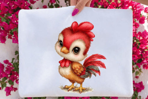 Whimsical Funny Farm Animals Clipart Sublimation SVGArt 