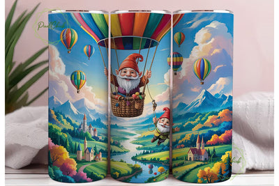 Whimsical Gnomes 20oz Tumbler Sublimation PixelChick 