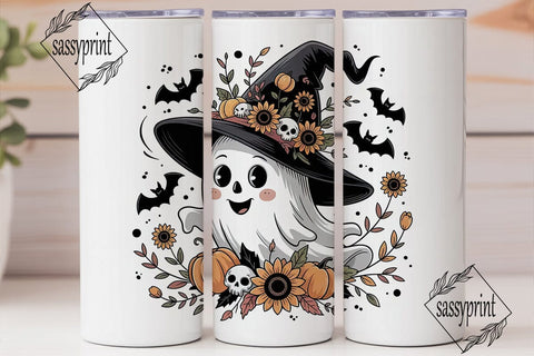 Whimsical Halloween 20oz Tumbler Wrap Sublimation sassyprint 