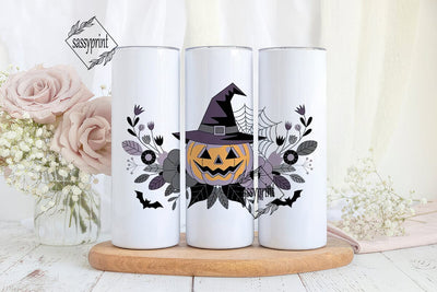 Whimsical Halloween 20oz Tumbler Wrap Sublimation sassyprint 
