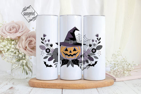 Whimsical Halloween 20oz Tumbler Wrap Sublimation sassyprint 