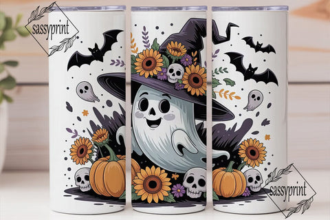 Whimsical Halloween 20oz Tumbler Wrap Sublimation sassyprint 
