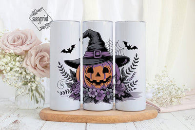 Whimsical Halloween 20oz Tumbler Wrap Sublimation sassyprint 