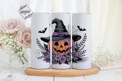 Whimsical Halloween 20oz Tumbler Wrap Sublimation sassyprint 