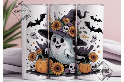Whimsical Halloween 20oz Tumbler Wrap Sublimation sassyprint 