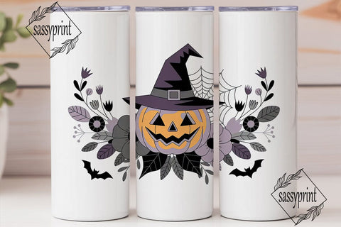 Whimsical Halloween 20oz Tumbler Wrap Sublimation sassyprint 