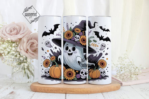 Whimsical Halloween 20oz Tumbler Wrap Sublimation sassyprint 