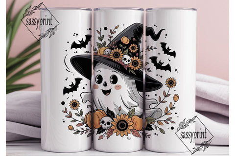 Whimsical Halloween 20oz Tumbler Wrap Sublimation sassyprint 
