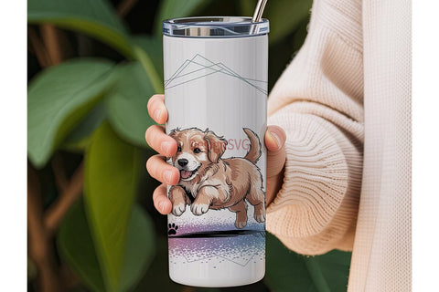 Whimsical Halloween Ghost 20oz Tumbler Sublimation DesignSVG 