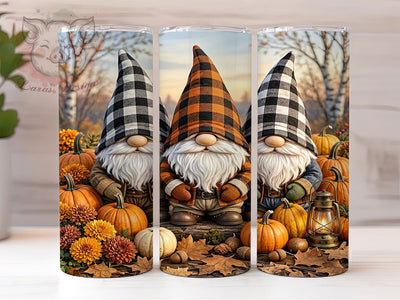 Whimsical Halloween Gnome Storybook Art 20oz Tumbler, Whimsical Gnome, Halloween Storybook, Fantasy Illustration, 20oz Tumbler Wrap, Sublimation Design, Fall Magic, Digital Download Sublimation Lara' s Designs 