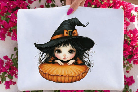 Whimsical Halloween Peeking Clipart Sublimation SVGArt 