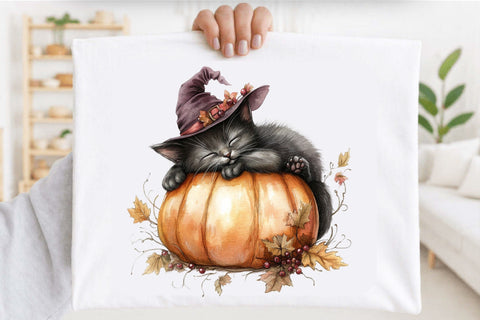 Whimsical Halloween Sleep Animal Clipart Sublimation SVGArt 