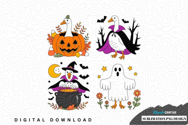 Whimsical halloween sublimation png design Sublimation Regulrcrative 