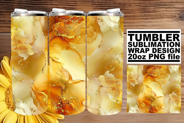 Whimsical Marble Pattern Sublimation Wrap - 20oz Tumblers Sublimation afrosvg 