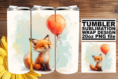 Whimsical Party Animals: Birthday Tumbler Celebration Sublimation afrosvg 