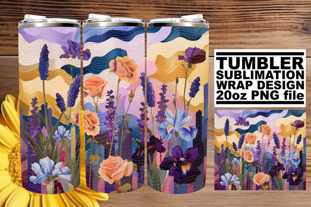 Whimsical Petal Symphony: Dance with whimsical petals Sublimation afrosvg 