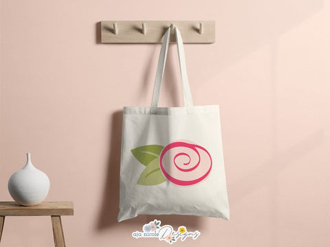 Whimsical Rosebud SVG Cut File SVG Aja Nicole Designs 