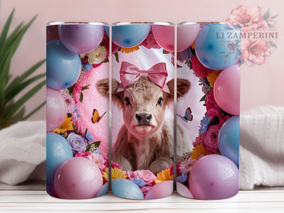 Whimsical Rustic Highland Cow Tumbler, Highland Cow Tumbler, Rustic Cow Wrap, Whimsical Cow Wrap, Country Cow Wrap, Sublimation Design, Trendy Gift Idea Sublimation Li Zamperini 