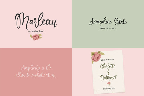 Whimsical Script Font Mini Bundle Font Beck McCormick 