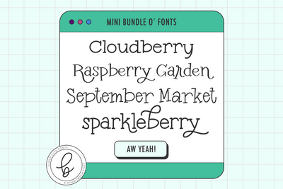 Whimsical Serif Font Mini Bundle Font Beck McCormick 
