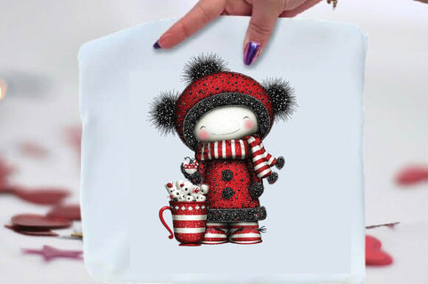 Whimsical Snowman Christmas Clipart Bundle. Sublimation SVGArt 